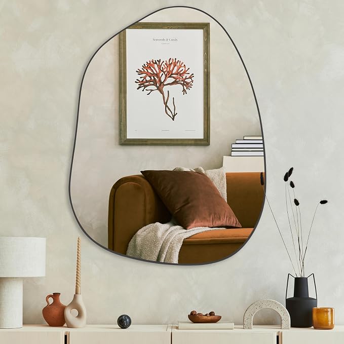 PERFNIQUE Irregular Wall Mirror Asymmetrical Mirror, Decorative Modern Wall - Image 6