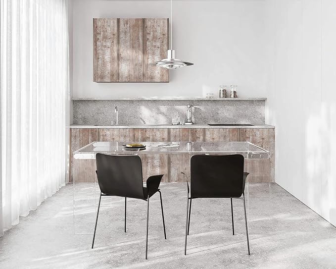 Dimoon78.7"x17.7'' Wood Wallpaper Brown Grey Dark Wood Contact Paper Gray Brown - Image 3