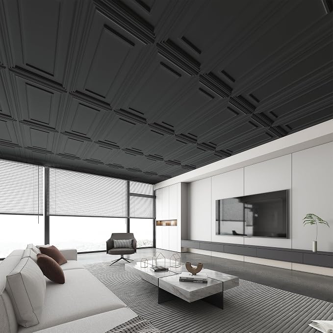 Art3d PVC Ceiling Tiles 24x48 Drop Ceiling Panels - Image 2