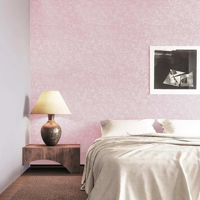 Abyssaly Pink Peel and Stick Wallpaper - Image 9
