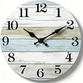Wall Clock, Wall Clocks Battery Operated Silent Non Ticking, Rustic Clocks by HYLANDA