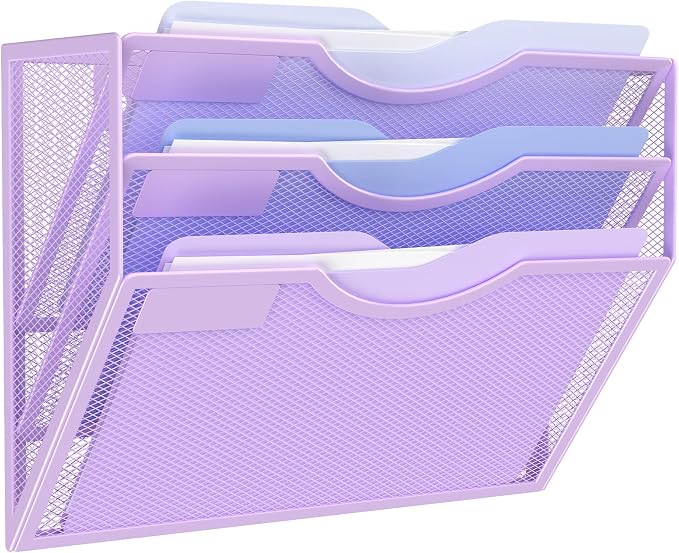 Kuntine.B Wall File Organizer Office Hanging Magazine Holder Wall File Organizer by KuntineB