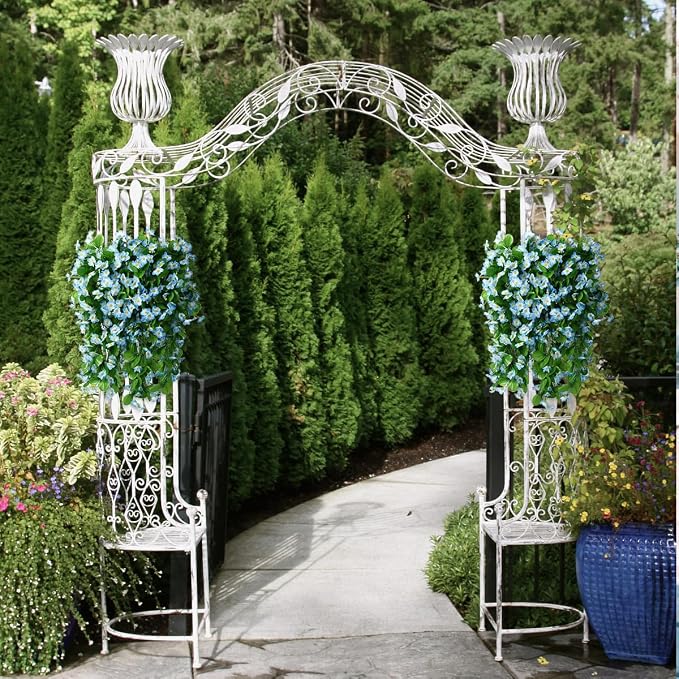 ZFProcess Artificial Fake Hanging Flowers Plants - Image 5
