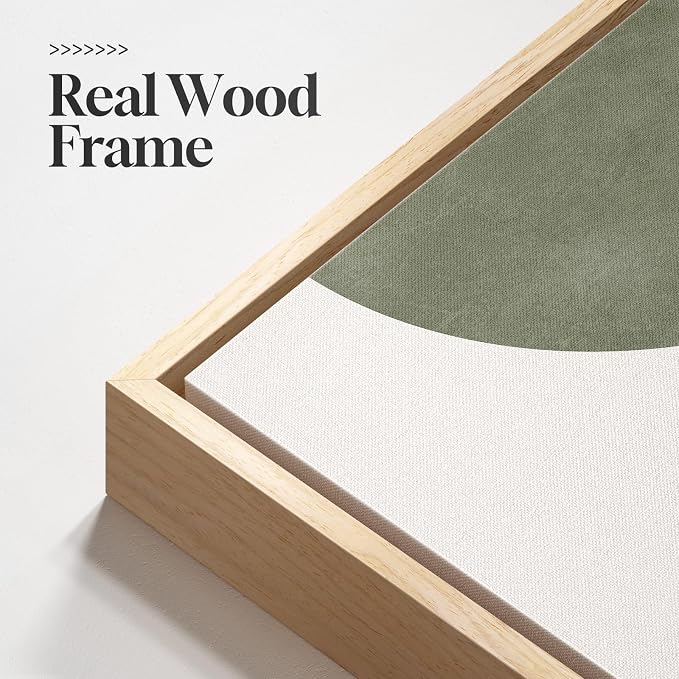 Framed Sage Green Boho Wall Art - Image 5
