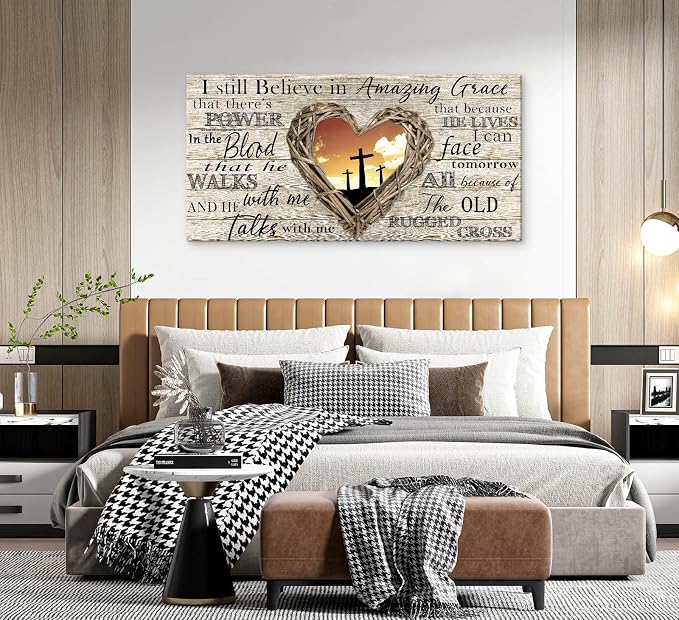 Cao Gen Decor Art A63598 Amazing Grace Wall Art Decor Canvas Print Picture - Image 8