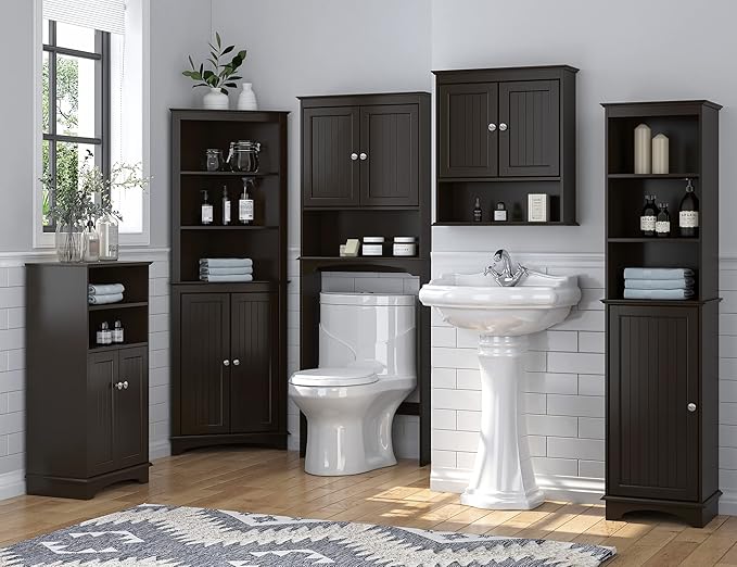 Spirich Bathroom Cabinet Wall Mounted, Wood Hanging Cabinets - Image 7