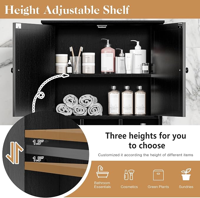 Bathroom Wall Cabinet, Bathroom Cabinet Wall Mount - Image 4
