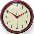 Infinity Instruments LTD. Retro 12 inch Silent Sweep Non-Ticking Mid Century by InfinityInstruments