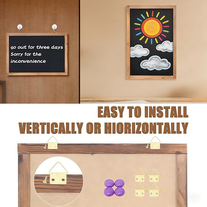 KOOLDE 16" x 24" Magnetic Chalkboard - Image 3