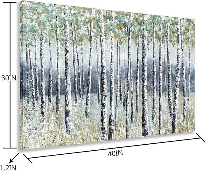 Yihui Arts Aspen Tree Paintings - Image 2