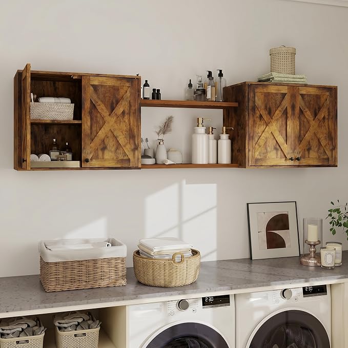 YOURLITE Laundry Cabinet, Medicine Cabinet, Bathroom Kitchen Storage Wall - Image 6