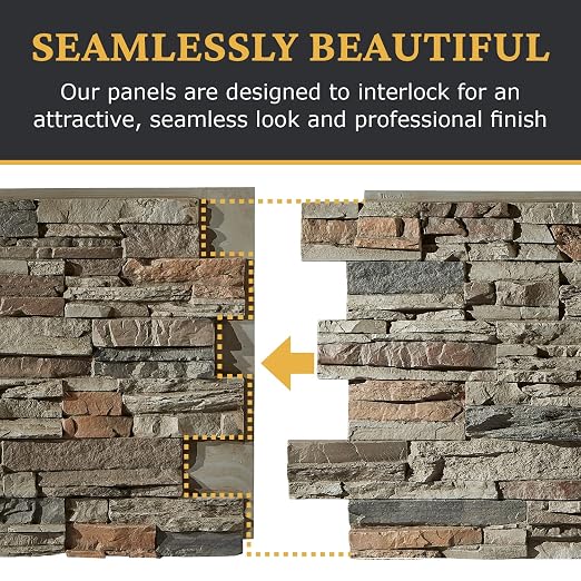 AZ Faux High-Density Polyurethane Faux Stone Wall Covering Panels - Image 7
