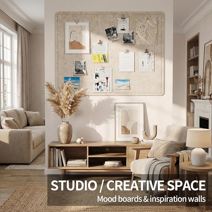 Large Felt Bulletin Board for Wall, Soft Felt Cork Board for Office, Home - Image 7