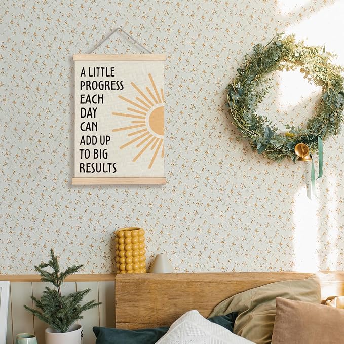 Supwhd Positive Affirmations Wall Decor, Inspirational Add Up to Big Results - Image 2