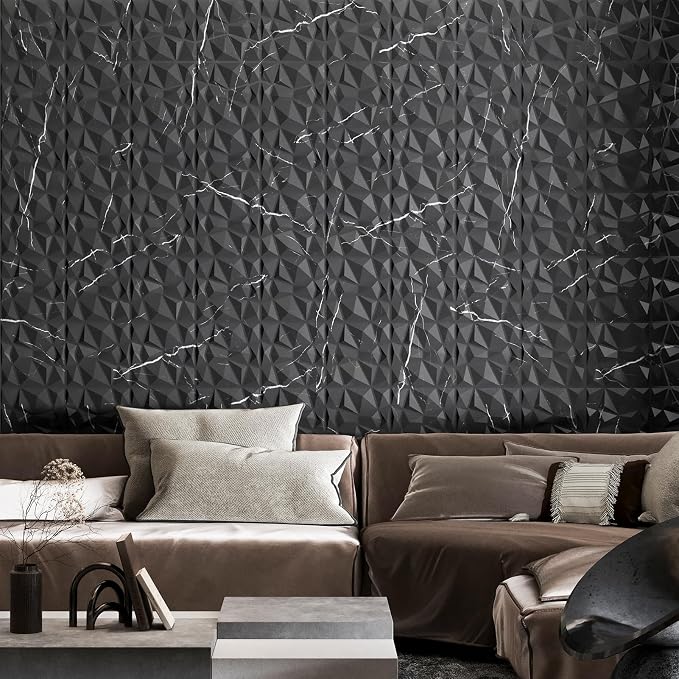 Art3d A10315BM 3D Diamond Design Paneling - Image 2