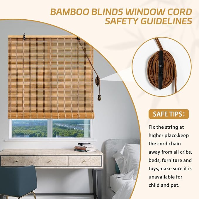 Bamboo Roller Shade - Image 5
