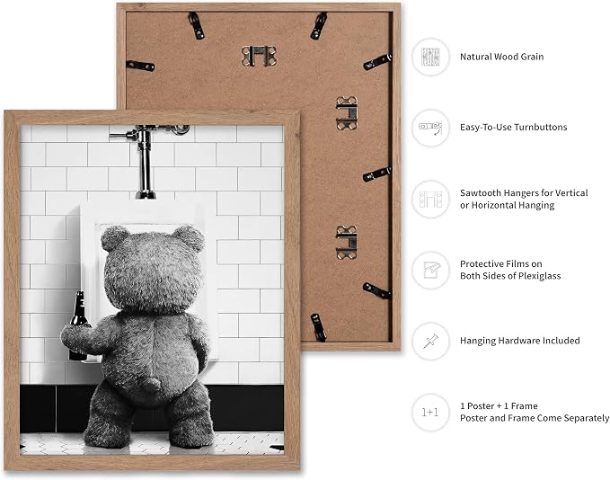 Poster Master Funny Teddy Bear Print - Image 2