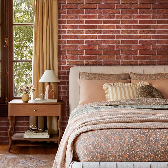 Commomy 3D Brick Wall Panels Peel and Stick - Image 9