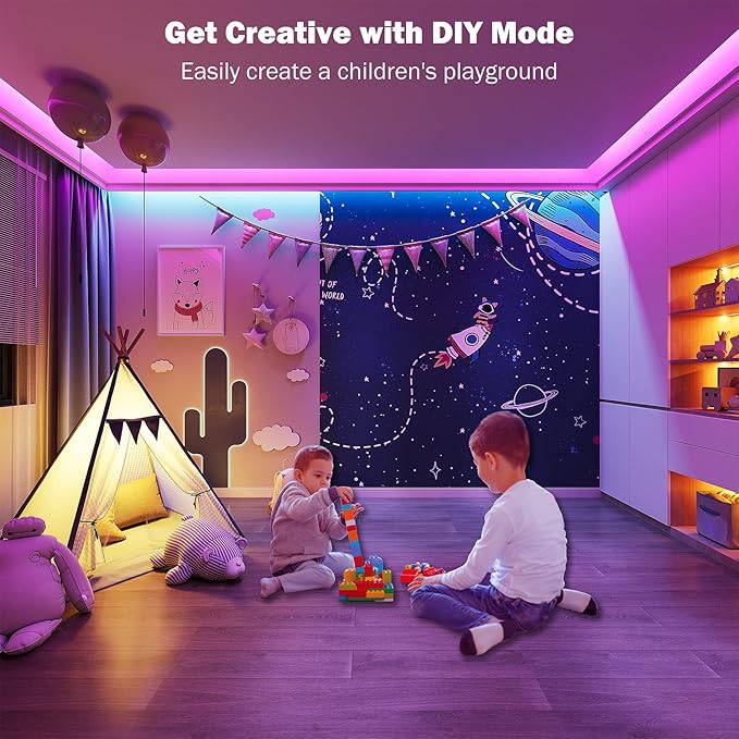 Leeleberd 130 ft Led Lights for Bedroom - Image 5