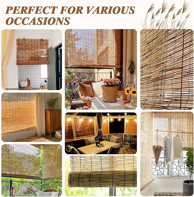 Bamboo Blinds for Interior Windows, Custom Bamboo Shades for Indoor Windows - Image 7