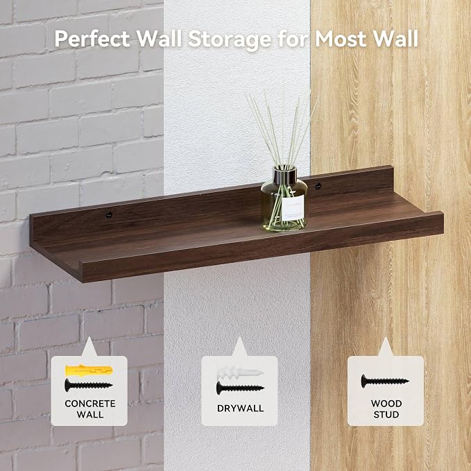 Boswillon 23.6 Inch Long Floating Shelves - Image 6