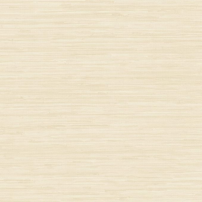 Grasscloth Wallpaper in Cream by Norwall