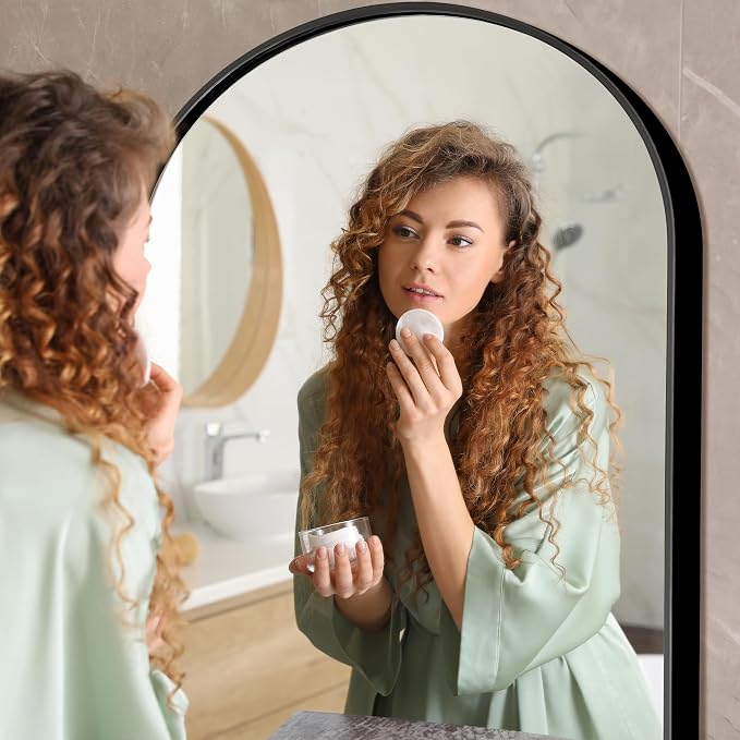 NicBex Arched Full Length Mirror, Leaning Against Wall or Wall-Mounted - Image 7