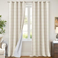 Lajode Sage Green Plaid Curtains Pattern Printed 90 Inches Long by Lajode