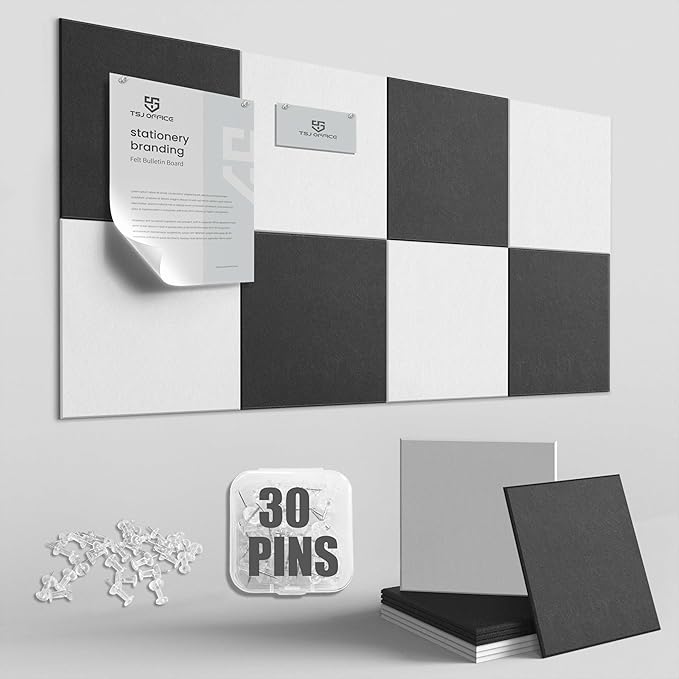 TSJOFFICE Large Cork Board for Wall by TSJOFFICE-WipeCleanThinkGreenWorkSmart