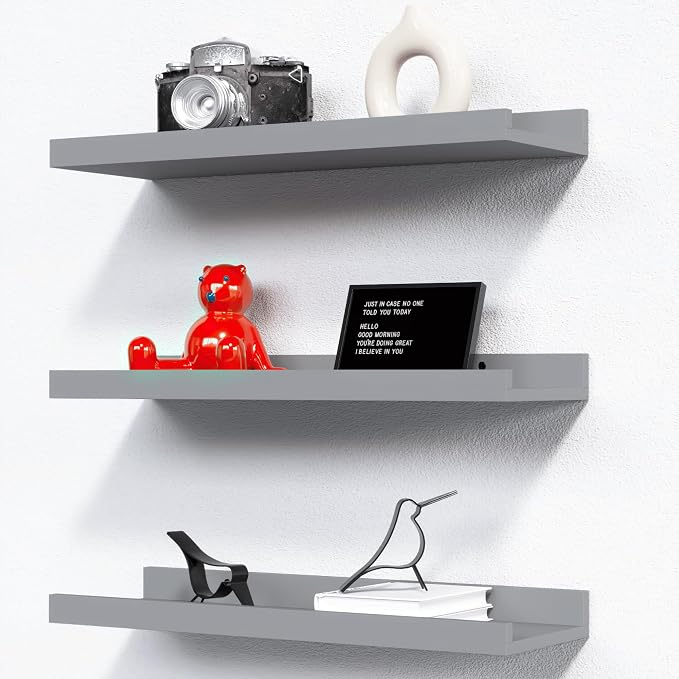 RICHER HOUSE 3 Set Floating Shelves by RicherHouse