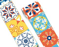 FLFK Wallpaper Border Tile Stickers Peel and Stick Wall Border by FLFK