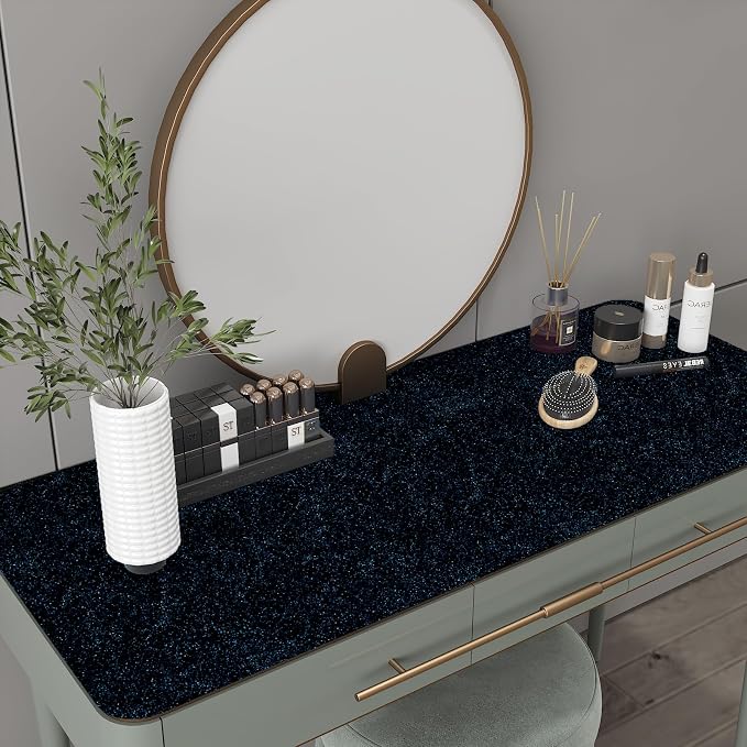CHIHUT 15.7''x236'' Dark Blue Glitter Contact Paper - Image 7
