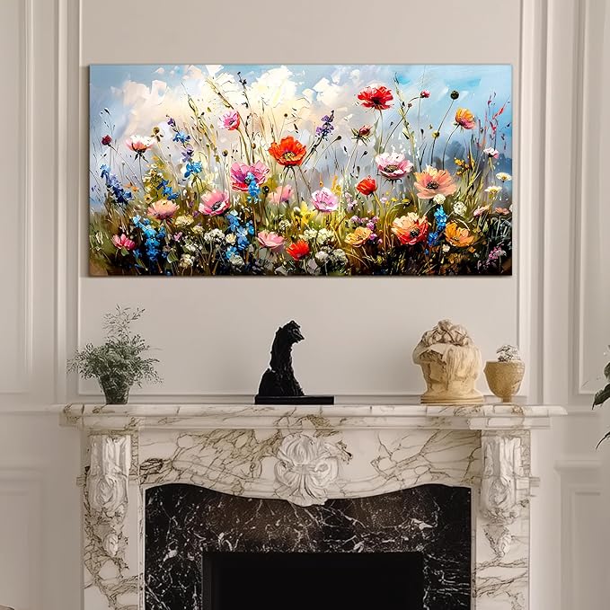SERIMINO Large Wall Art for Living Room Canvas Prints, Nature Floral Botanical - Image 4