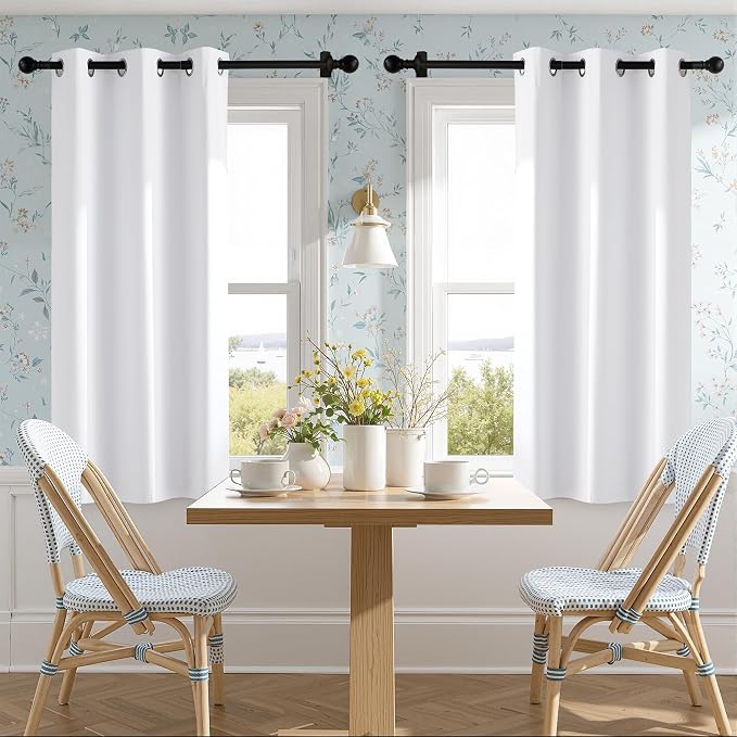 NICETOWN 100% Blackout Window Curtain Panels 84 inch Length - Image 6