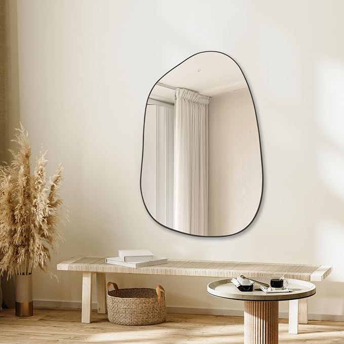 PERFNIQUE Irregular Wall Mirror Asymmetrical Mirror, Decorative Modern Wall - Image 6