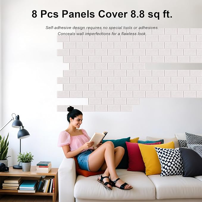 WoveN SounD Brick Acoustic Wall Panels Seamless Visual, High Density, Sound - Image 2