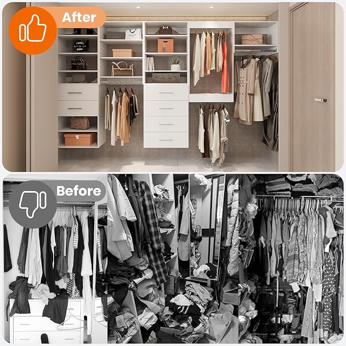 ROOMTEC Modular Closet System, Modern Wooden Tower - Image 5