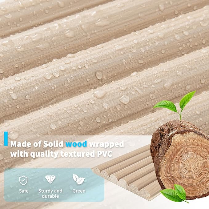 Art3d Fluted Wood Panel - Image 5
