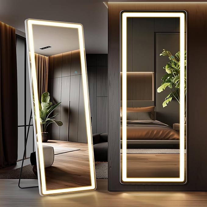 DUMOS 26"×71" LED Full Length Mirror by DumosLifestyle