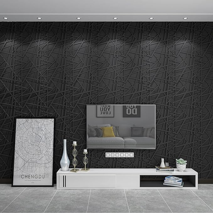 Art3d 19.7" x 19.7" Wall Panel Stripes - Image 2