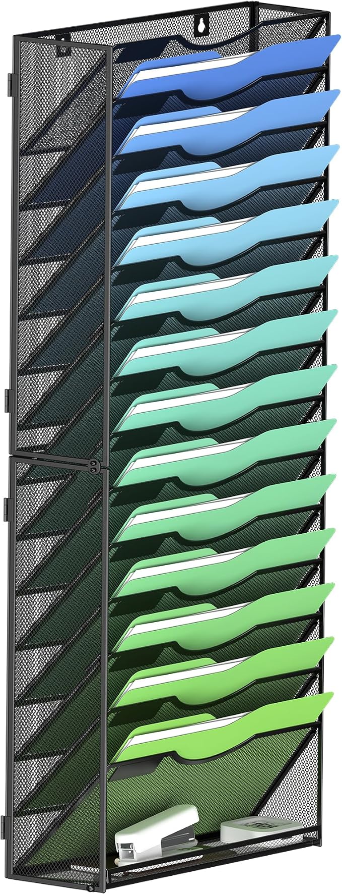 Kuntine.B Wall File Organizer Office Hanging Magazine Holder Wall File Organizer by KuntineB