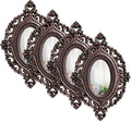 ZEXUIRU 4 Set. Rustic Wall Mirrors by ZEXUIRU
