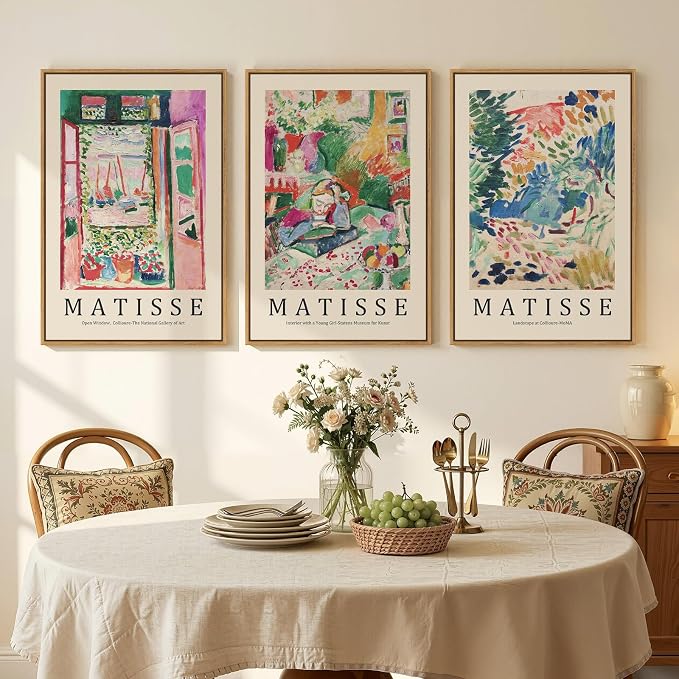 Framed Abstract Matisse Wall Art - Image 3