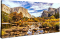 Yosemite National Park Wall Art Nature Landscape Valley Mountain Large Canvas by HOME