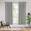 RYB HOME Bedroom Blackout Curtains 63 inches Long, 100% Blackout Thermal by RYBHOME