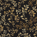 Extra Long Dark Floral Peel and Stick Wallpaper 17.5In x 32.8Ft, Vintage by VOLEAARWALLPAPER