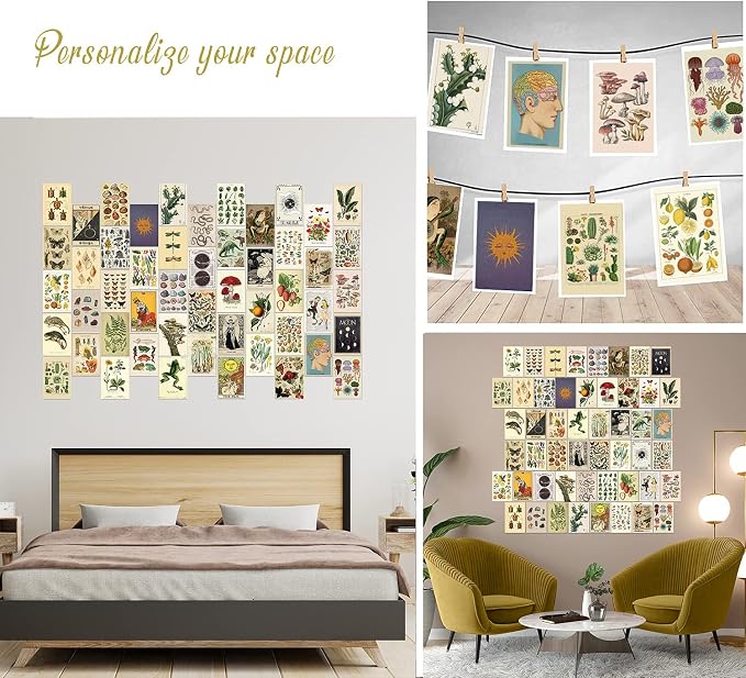 Vintage Room Bedroom Wall Dorm Posters Pictures - Image 4