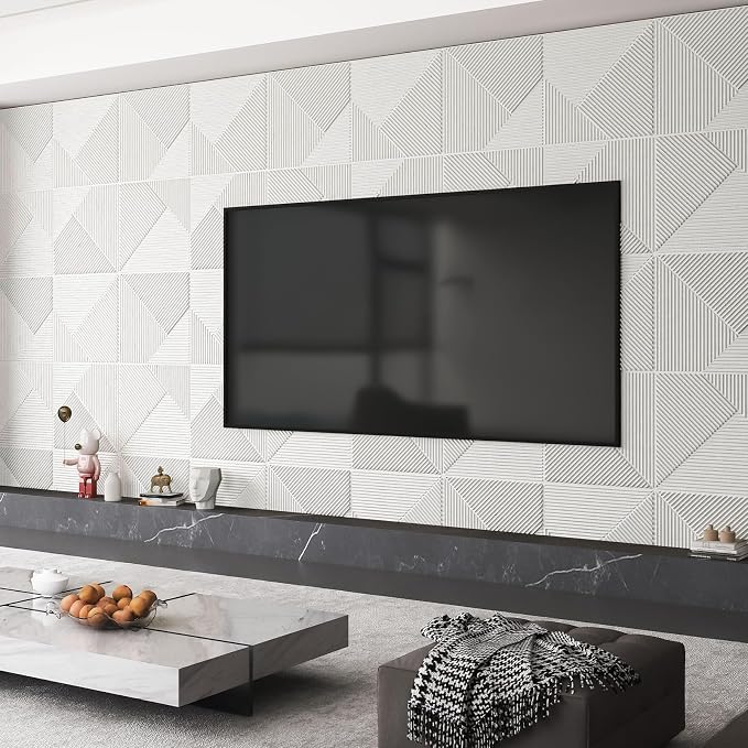 WOWSTAR 12-Pack 3D Wall Panels 19.7" x 19.7", Modern Wall Covering - Image 5