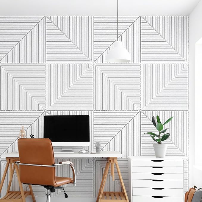 Art3d 6-Pack Self-Adhesive Acoustic Wall Panels - Image 3