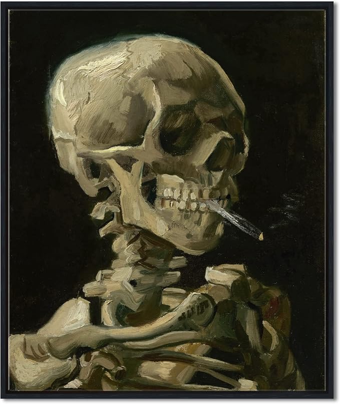 Wieco Art Framed Art Skull of a Skeleton - Image 9